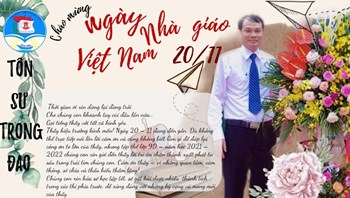 Lớp 9D - Chào mừng Ngày nhà giáo Việt Nam 20/11/2021